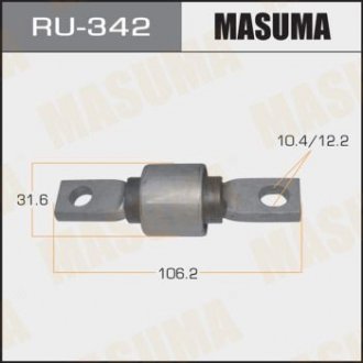 Сайлентблок заднего верхнего поперечного рычага Honda Civic, CR-V (-02) (RU-342) MASUMA RU342