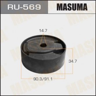 Сайлентблок заднього редуктора Toyota RAV 4 (05-) (RU-569) MASUMA RU569