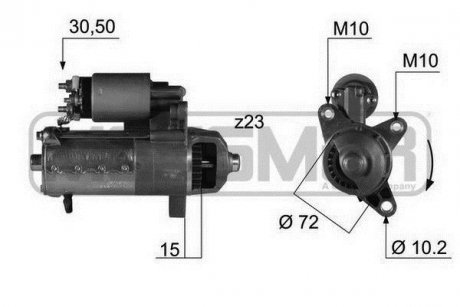 Стартер Messmer 220365