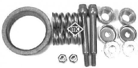 Комплект кріплення вихлопного колектора C8/Xantia/406 2.0/2.2HDI 96- Metalcaucho 02950 (фото 1)