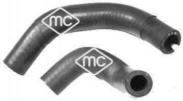 Патрубок радіатора Doblo 1.9 JTD/Multijet 01- (к-кт) Metalcaucho 09424