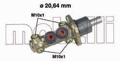 Циліндр гальмівний (головний) VW Passat B3/B4 88-97/Caddy/Golf II/Jetta II/Scirocco 82-92 Metelli 05-0142 (фото 1)