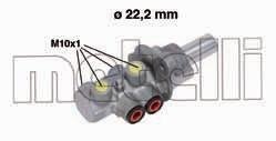 Циліндр гальмівний головний Metelli 05-0676 (фото 1)
