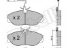 Комплект гальмівних колодок (дискових) Metelli 22-0154-0 (фото 2)