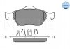 Колодки гальмівні (передні) Toyota Yaris 05- MEYLE 025 232 0217/W (фото 2)