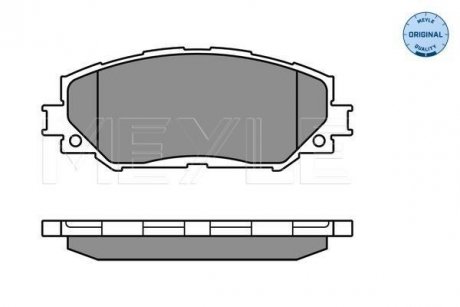 Колодки гальмівні (передні) Toyota RAV4 III 06-/Auris 07- MEYLE 025 243 3617