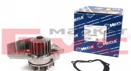 Помпа води Citroen C4/C5/C8/Jumpy/Jumper/Berlingo 2.0HDi/Fiat Scudo/Ducato 1.9D/2.0JTD 98- (20z) MEYLE 11-13 220 0001