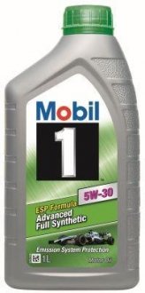 Олива моторна 1 ESP 5W-30. 12x1 lt (1 л) (альт. код 154279) MOBIL 152054