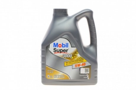 Моторна олива Super 3000 X1 5W-40, 4л MOBIL 152566