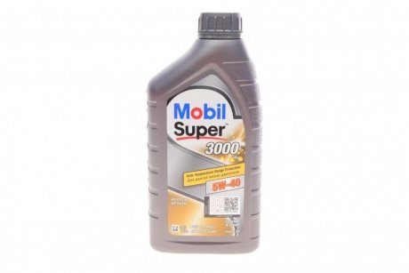 Масло моторн. Super 3000 X1 5W-40 (Канистра 1л) MOBIL 152567