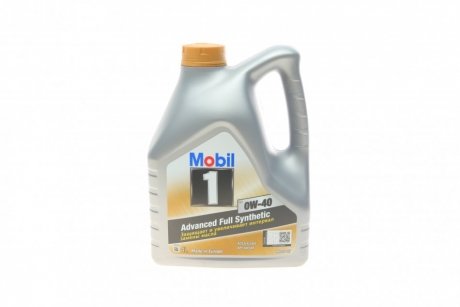 Олива 0W40 FS (4L) (MB 229.5/MB 229.3/VW502.00/Porsche A40) MOBIL 153692 (фото 1)