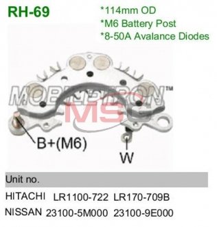 Діодний міст MOBILETRON RH-69