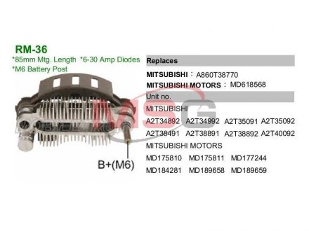 Діодний міст MOBILETRON RM-36