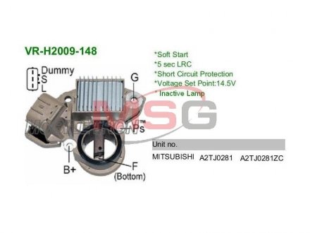Регулятор генератора MOBILETRON VR-H2009-148
