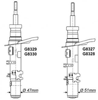 Амортизатор MONROE G8327