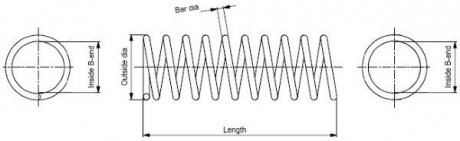Пружина MN MONROE SP3812