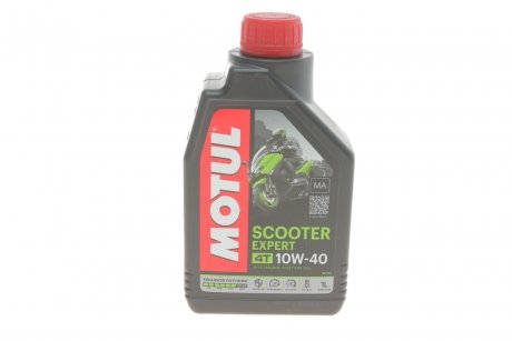 Олива моторна Scooter Expert 4T MA 10W-40, 1л. MOTUL 831901