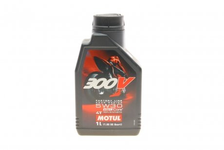 Олива 4T 300V FL SAE 5W30 1L MOTUL 835911