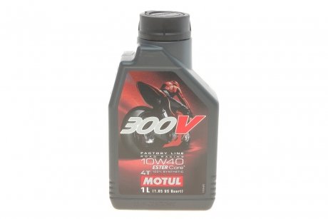 Олива 10W40 300V 4T Factory Line Road Racing (1L) (104118) MOTUL 836111