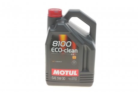 Олива моторна 8100 Eco-Clean 5W-30, 5л. MOTUL 841551