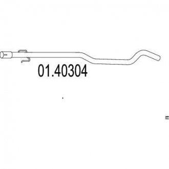 Ремонтна деталь вузла вихлопної системи MTS 01.40304