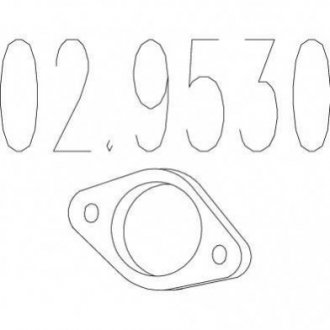 Монтажне кільце вихлопної системи MTS 02.9530