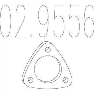 Монтажне кільце вихлопної системи MTS 02.9556