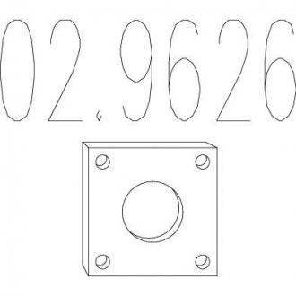Монтажне кільце вихлопної системи MTS 02.9626