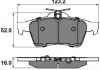 Гальмівні колодки зад. Connect/Focus II//Citroen C5/Saab 9-3 01- (ATE) National NP2020 (фото 1)