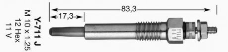 Свічка розжарювання D POWER NGK 4467