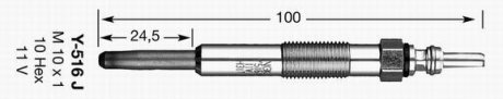 Свічка розжарювання D POWER NGK 6416