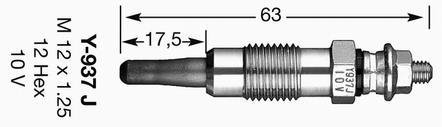 Свічка розжарювання D POWER NGK 7503