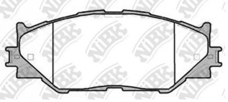 Колодки гальмівні дискові NiBK PN1829