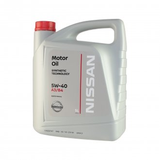 Олива моторна Motor Oil FS 5W-40, 5л. NISSAN KE90090042