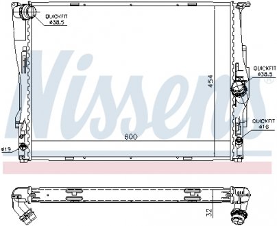 Радіатор охолодження First Fit NISSENS 60786A