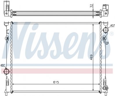 Радіатор NISSENS 61014A