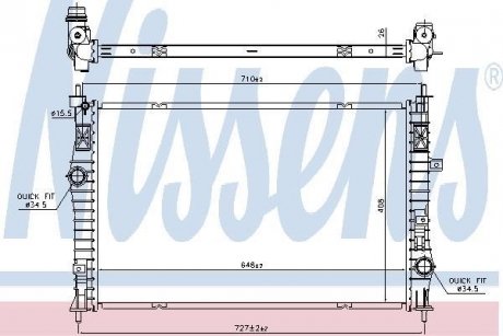 Аксессуар truck NISSENS 636042