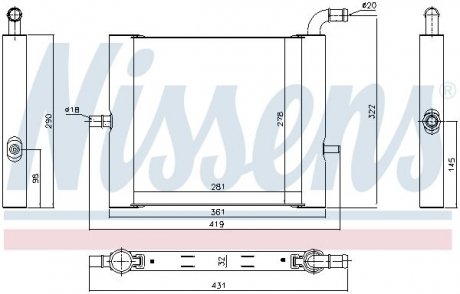 Аксессуар truck NISSENS 64338 (фото 1)