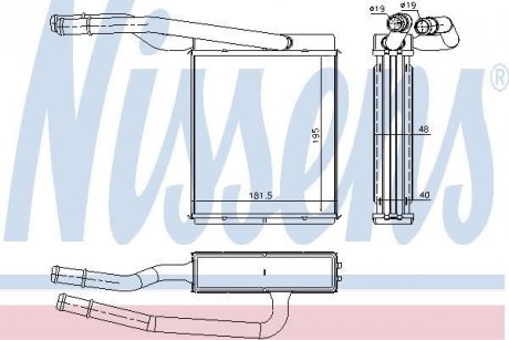 Пічка FD FOCUS I(98-)1.4 EFi(+)[OE 1062256] NISSENS 71746