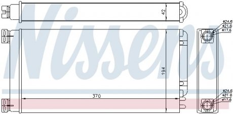 Радіатор пічки MAN TG-L (05-) | MAN TG-M (05-) | MAN TG-S (07-) | MAN TG-X (07-) | NS NISSENS 71926