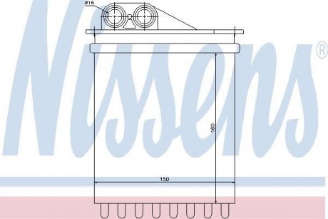 Радіатори опалення NISSENS 72040