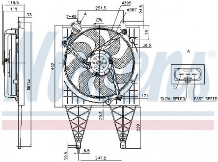 Вентилятор SEAT TOLEDO IV (KG3) (12-) 1.6 i 16V NISSENS 85797