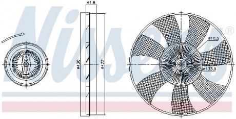 Віскомуфта NISSENS 86220