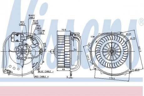 Вентилятор MERCEDES S-CLASS W 140 (91-) S 600 NISSENS 87100