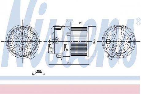 Аксессуар truck NISSENS 87258