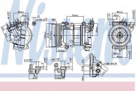 Компресор кондиціонера First Fit NISSENS 890051