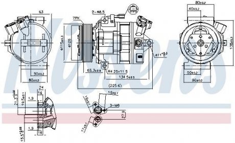 Компресор кондиціонера First Fit NISSENS 890138 (фото 1)