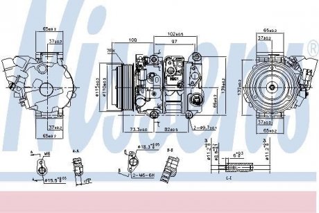 Компресор кондиціонера First Fit NISSENS 890143