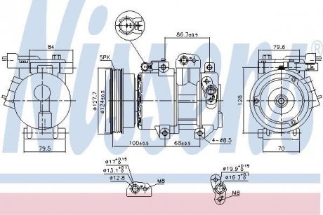 Компресор кондиціонера NISSENS 890232