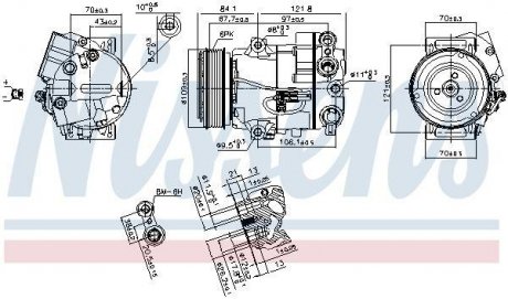 Компресор кондиціонера NISSENS 890259